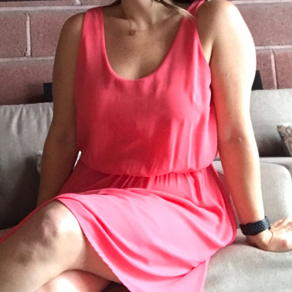 Lush pink dress